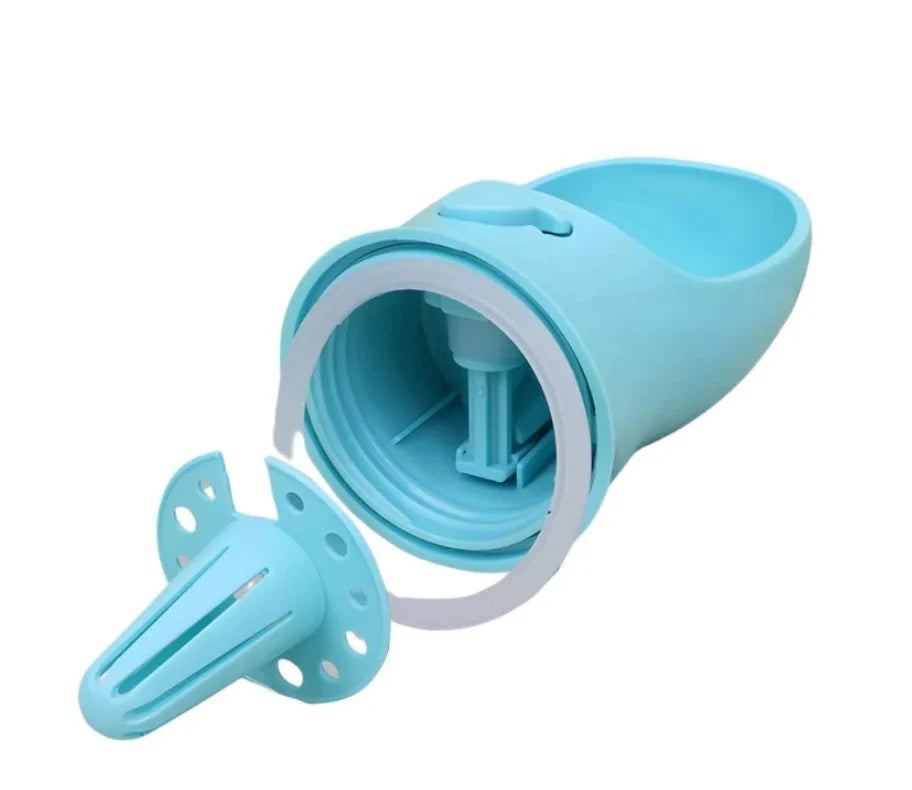 Portable Pet Water & Food Bottle with Bowl